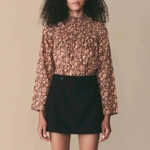 NWT Doen Astilbe Smocked Top